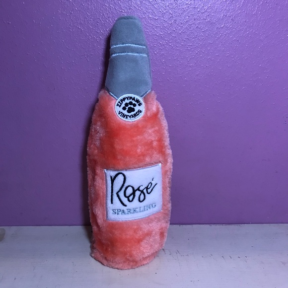 ZippyPaws Other - Zippypaw New Sparkling Rose Dog Toy Bottle Crusher